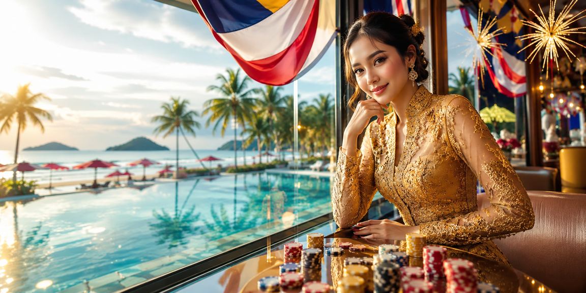 Suasana hiburan kasino mewah gaya Malaysia di 350f