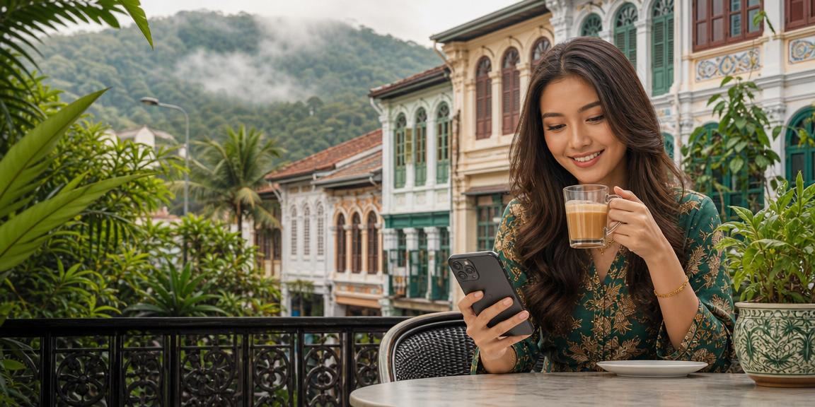 Pengguna mudah alih mengakses promosi kasino 350f di Pulau Pinang menerusi telefon
