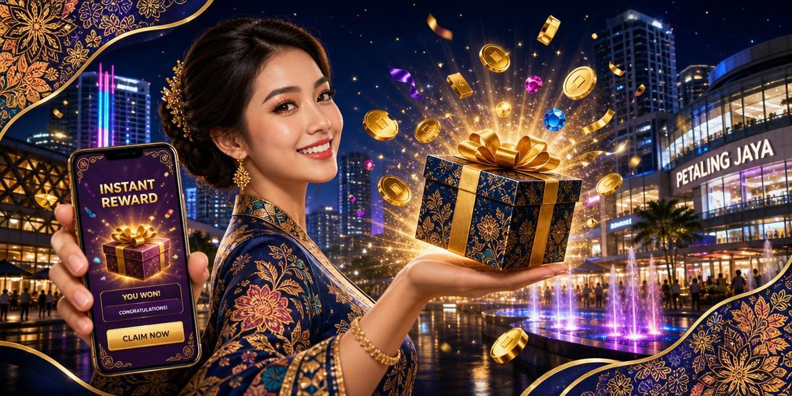 Pengguna menyemak bonus promosi kasino 350f melalui telefon di Petaling Jaya